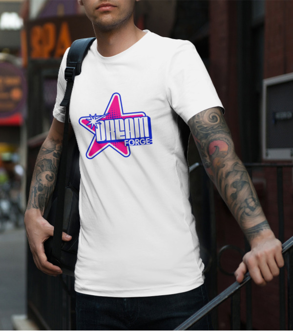 Dream Forge Star Bright Neon Retro T-Shirt
