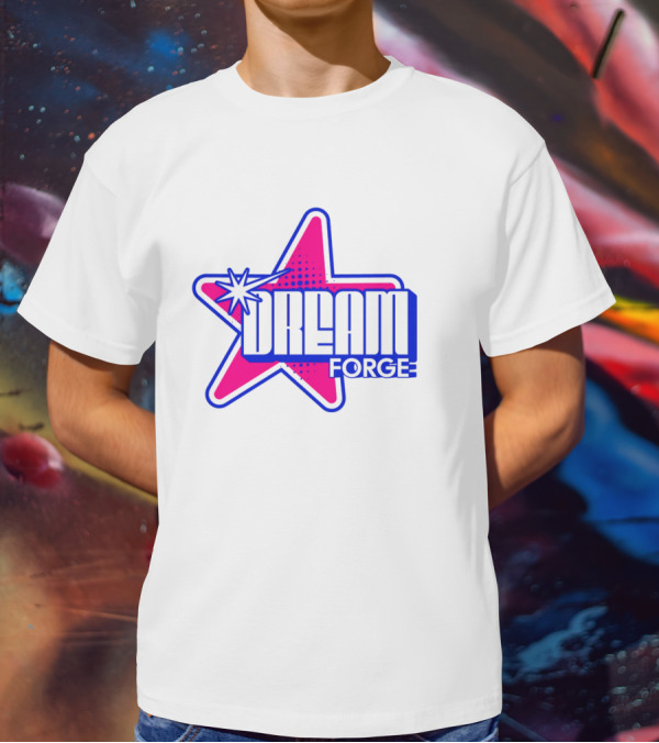 Dream Forge Star Bright Neon Retro T-Shirt