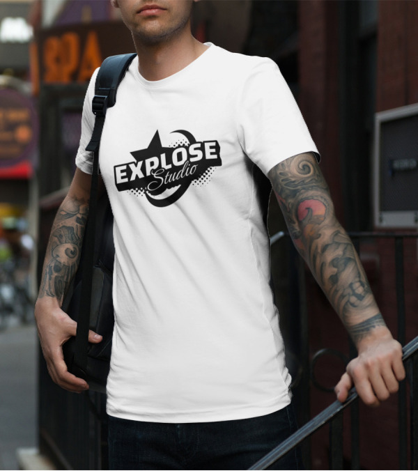 EXPL0SE Studio Starburst Halftone T-Shirt