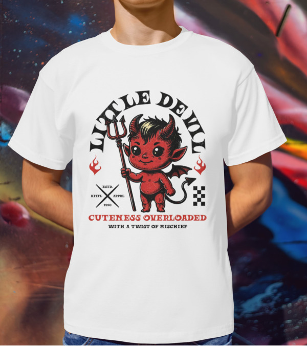 Little Devil Cuteness Overloaded With A Twist Of Mischief T-Shirt