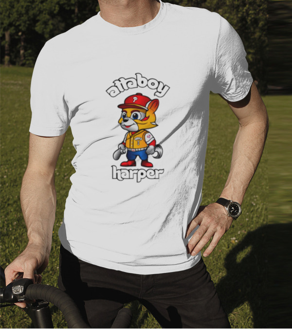 Atta Boy Harper Philly Cartoon Baseball Character T-Shirt