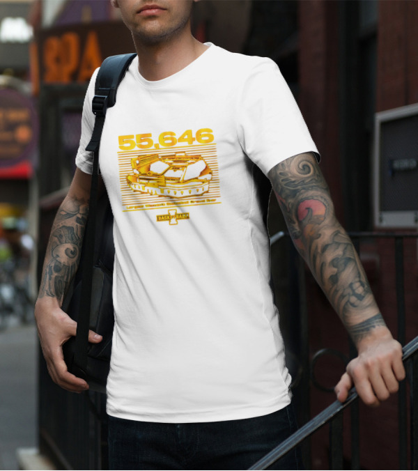 55,646 Largest Women's Basketball Crowd Ever Iowa Basketball Kinnick T-Shirt