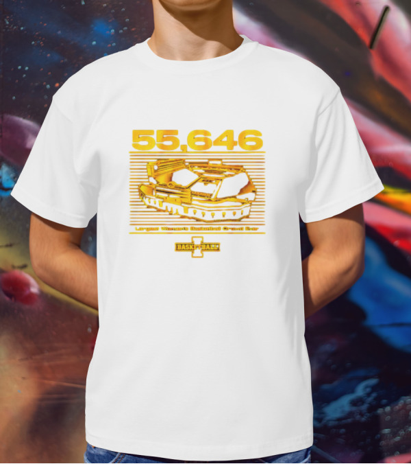 55,646 Largest Women's Basketball Crowd Ever Iowa Basketball Kinnick T-Shirt