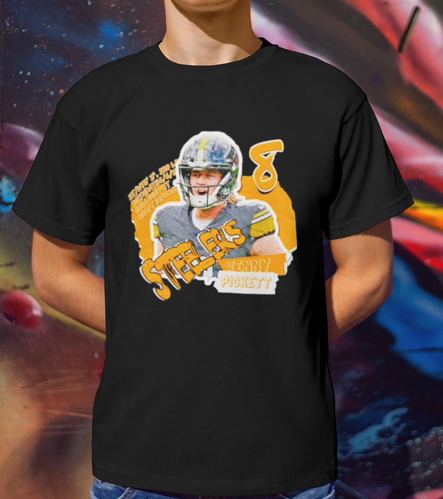 Kenny Pickett Steelers Football Number 8 T-Shirt