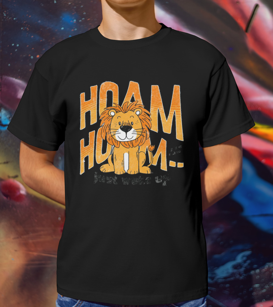 HOAM HOAM Just Woke Up Lion T-Shirt