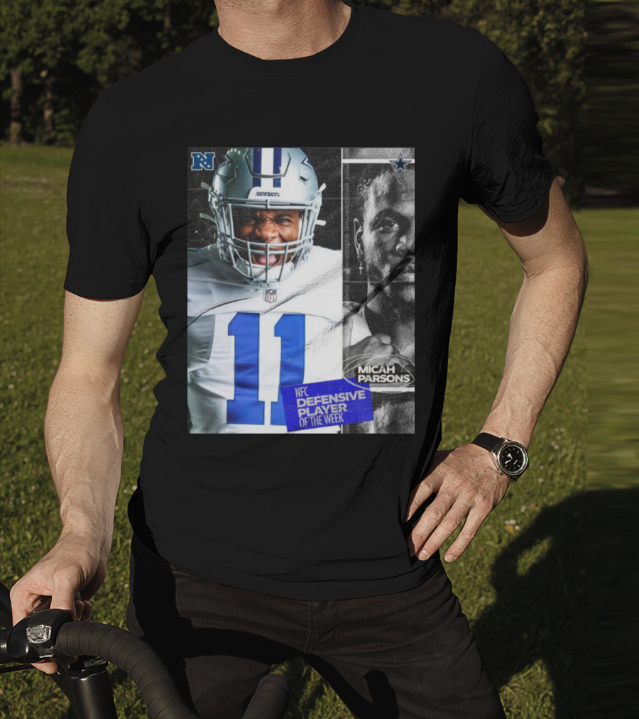 Dallas Cowboys 11 Micah Parsons NFC Defensive Player Of The Week T-Shirt