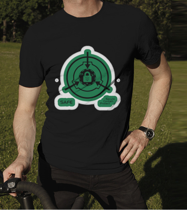 Safe Secure Contain Protect Lock T-Shirt