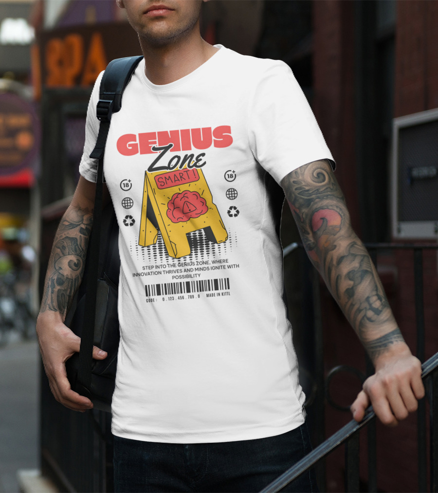 GENIUS ZONE SMART BRAIN SIGN T-Shirt