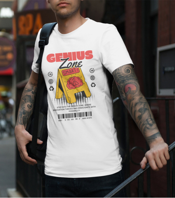 GENIUS ZONE SMART BRAIN SIGN T-Shirt