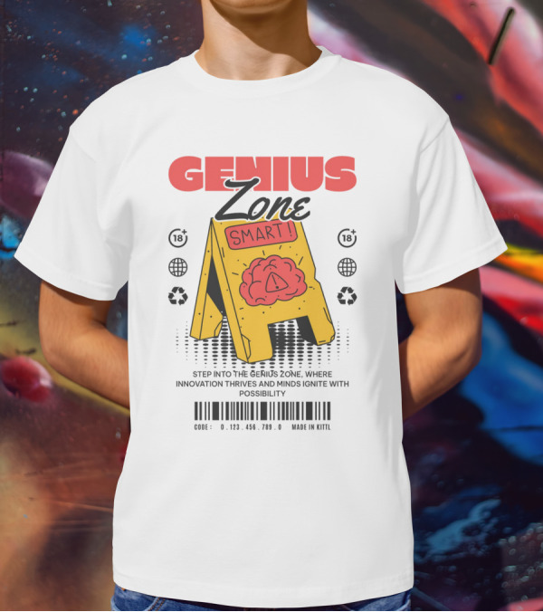 GENIUS ZONE SMART BRAIN SIGN T-Shirt