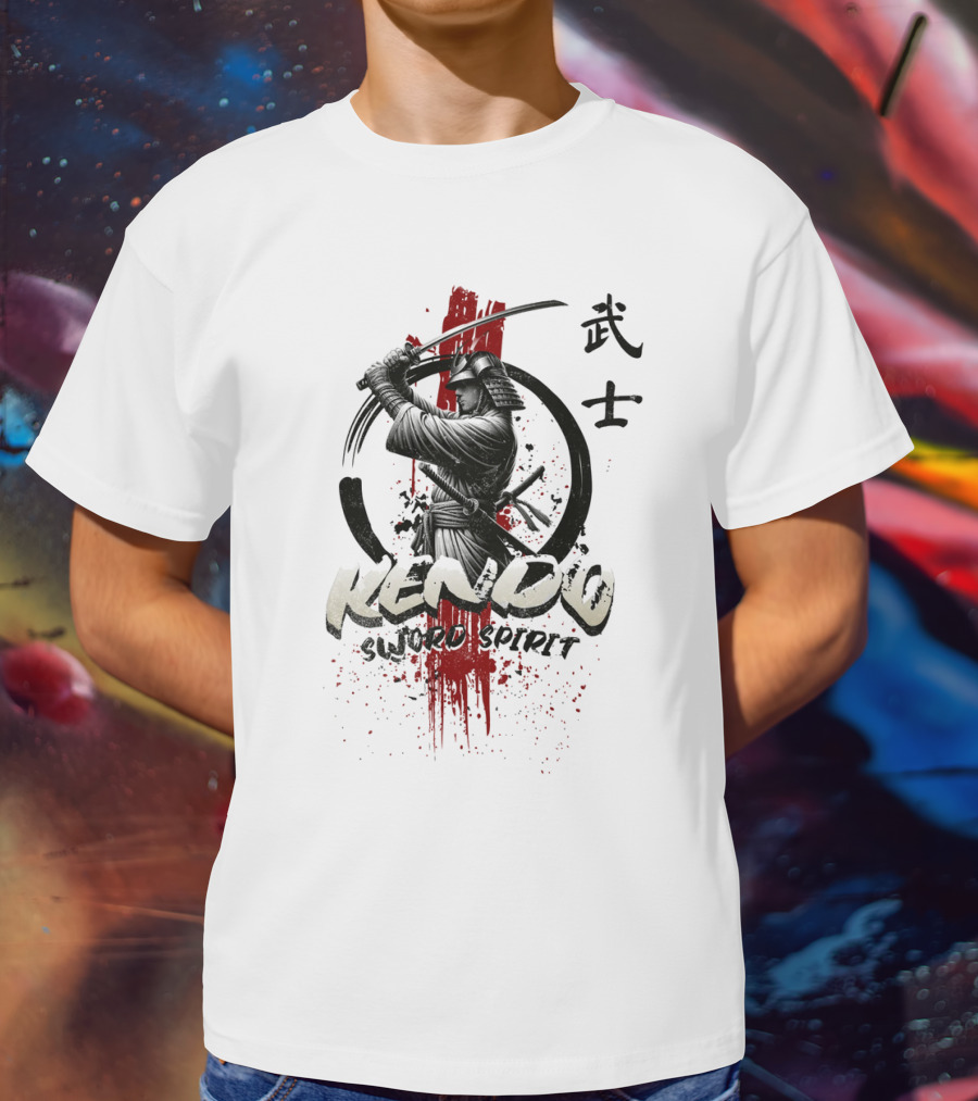Kendo Sword Spirit Bushido Warrior T-Shirt