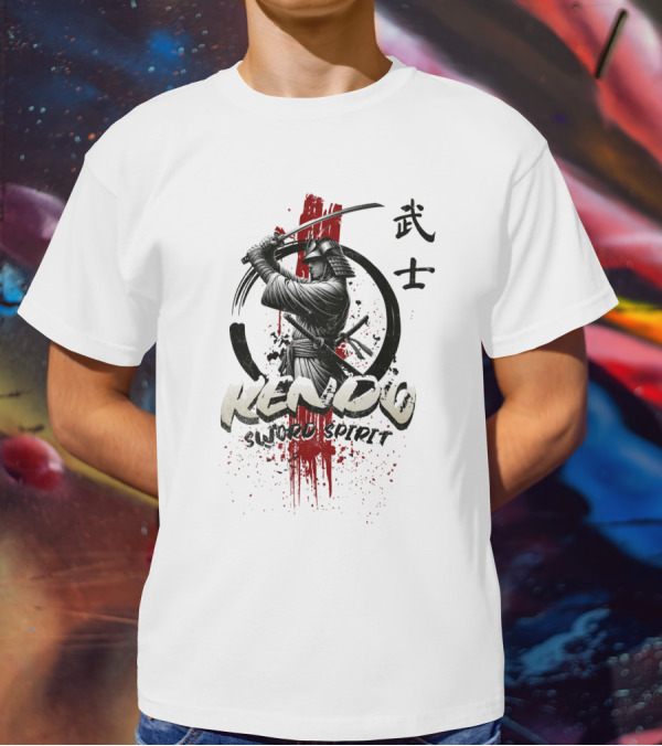Kendo Sword Spirit Bushido Warrior T-Shirt