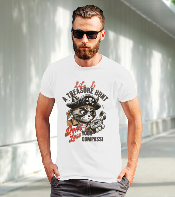 Life Is A Treasure Hunt Don't Lose Your Compass T-Shirt