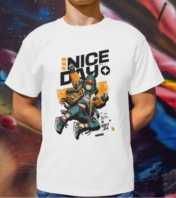 Nice Day Yepp Est 24 Vintage Urban T-Shirt