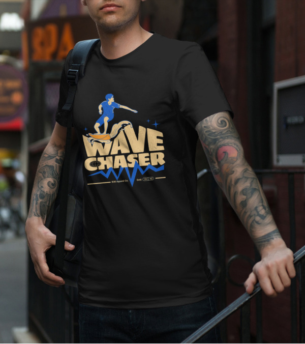 Wave Chaser Kittl Apparel Co. Estd. 1992 T-Shirt