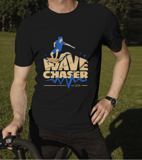 Wave Chaser Kittl Apparel Co. Estd. 1992 T-Shirt