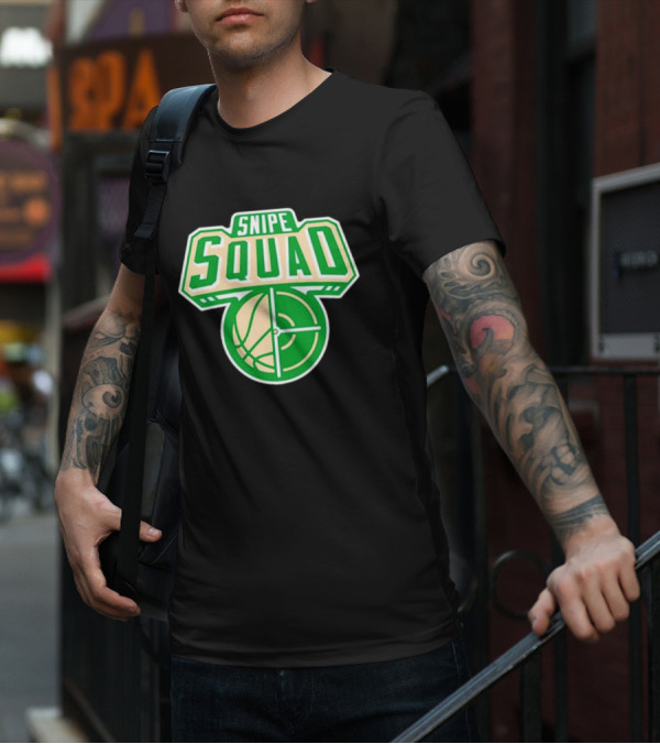 Milwaukee Bucks Snipe Squad Basketball Target Green T-Shirt