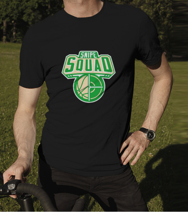 Milwaukee Bucks Snipe Squad Basketball Target Green T-Shirt