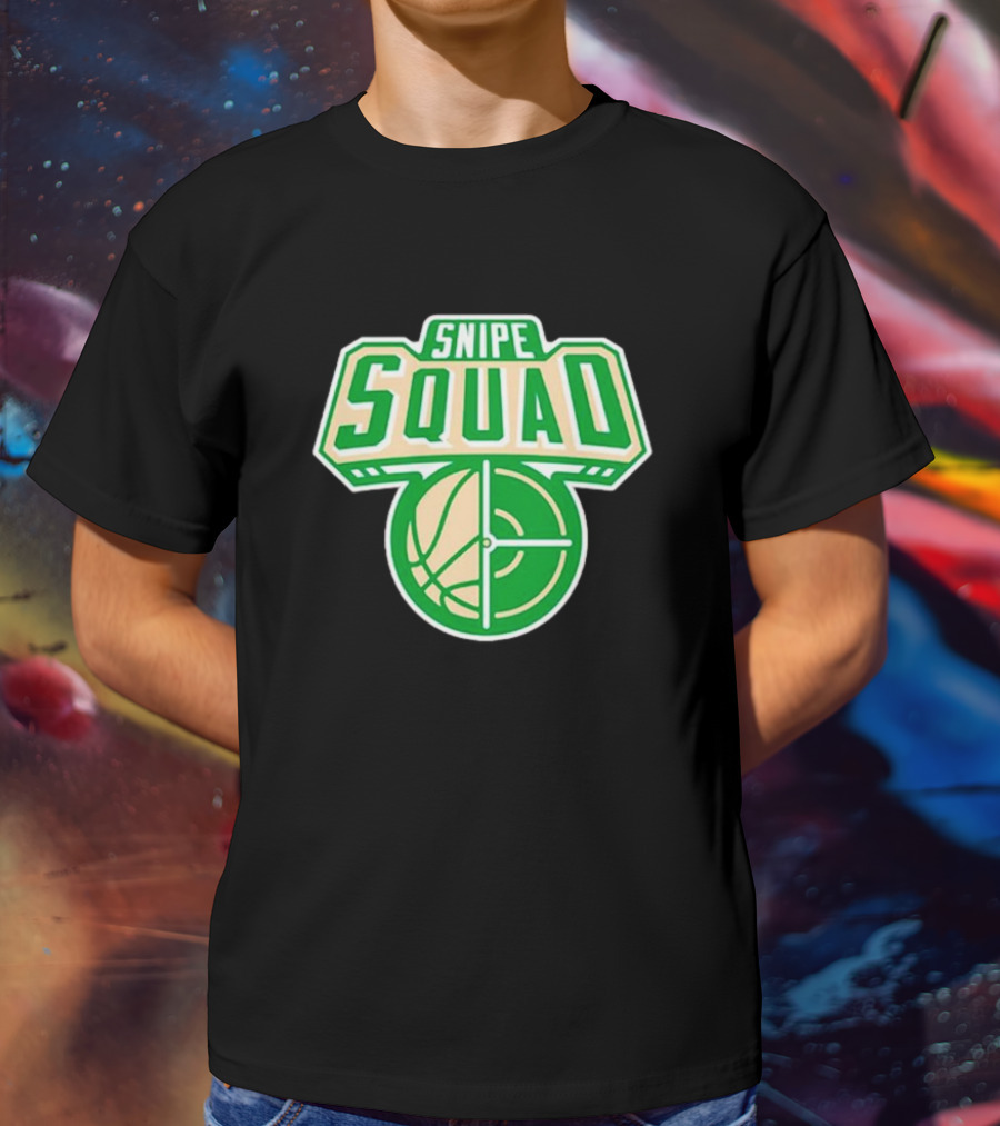 Milwaukee Bucks Snipe Squad Basketball Target Green T-Shirt