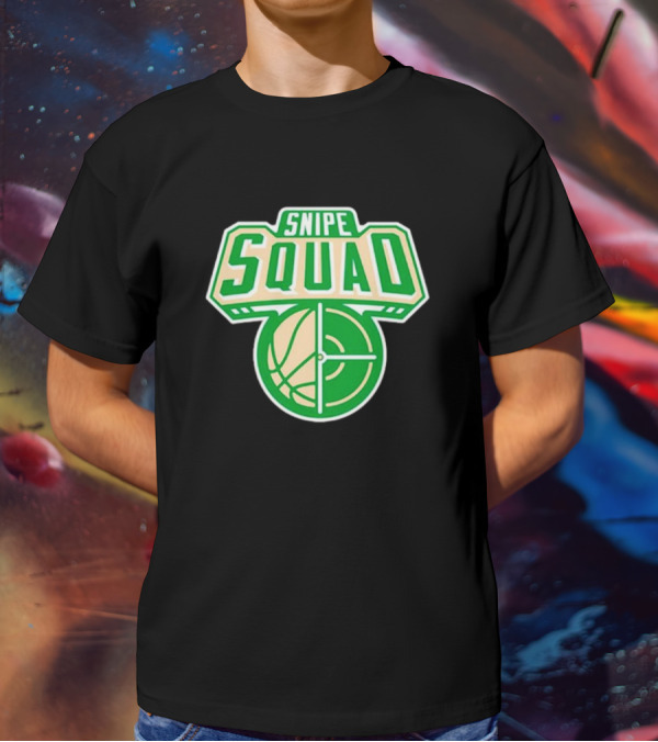 Milwaukee Bucks Snipe Squad Basketball Target Green T-Shirt