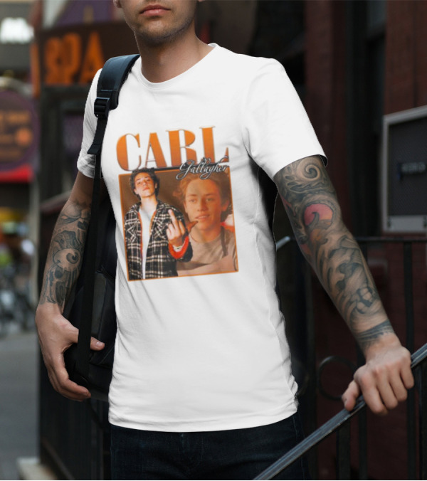 Carl Gallagher 90s Inspired Grunge Aesthetic With Attitude T-Shirt