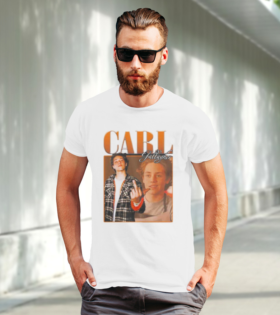 Carl Gallagher 90s Inspired Grunge Aesthetic With Attitude T-Shirt