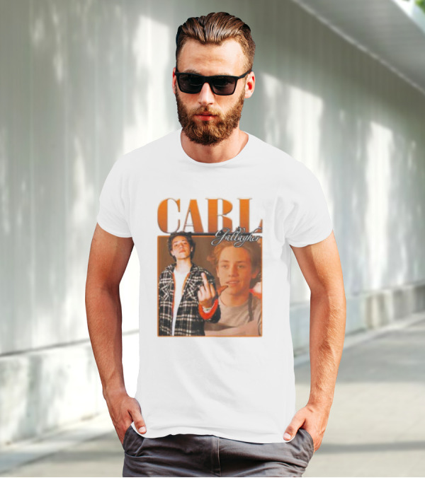 Carl Gallagher 90s Inspired Grunge Aesthetic With Attitude T-Shirt