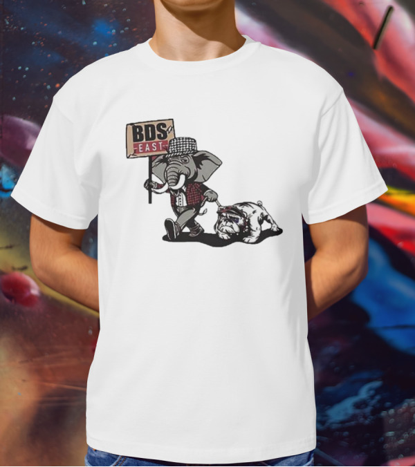 ALABAMA BDS East Elephant With Bulldog T-Shirt