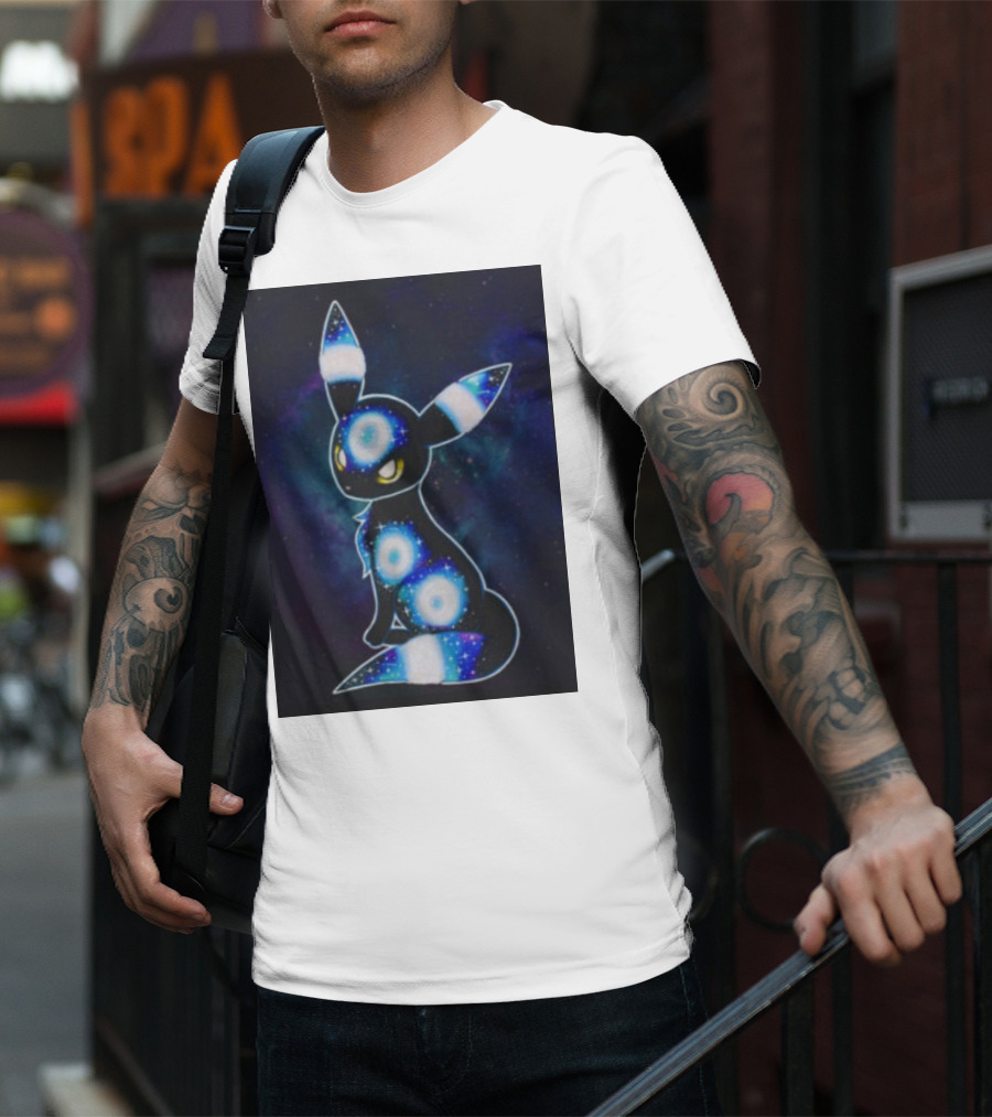 Umbreon Galaxy Cosmic Pokemon T-Shirt