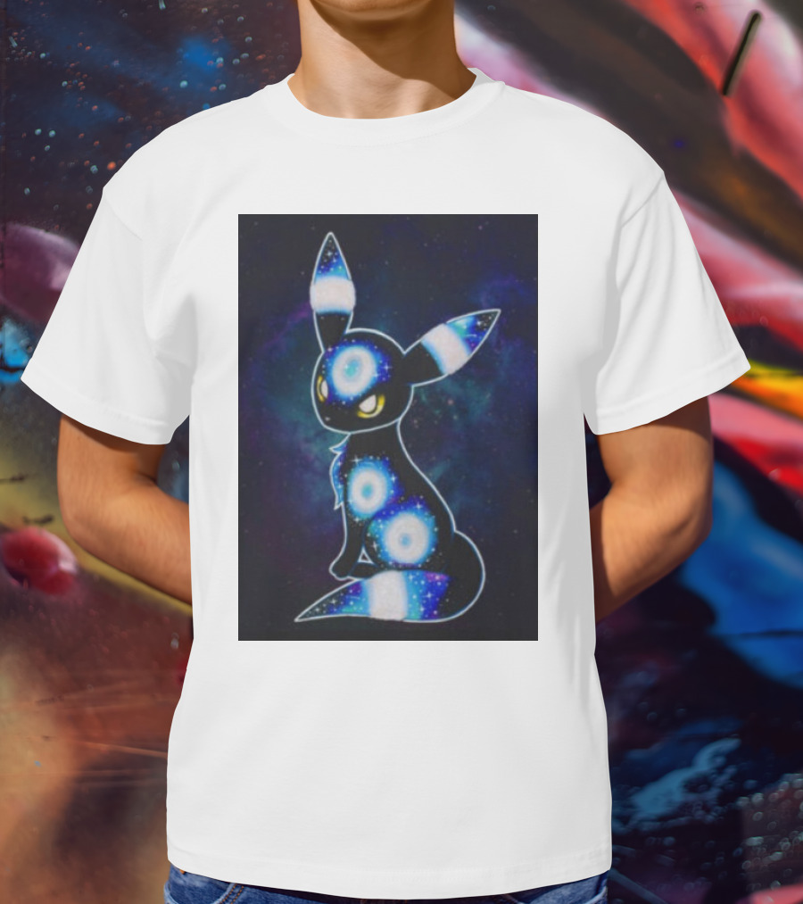 Umbreon Galaxy Cosmic Pokemon T-Shirt