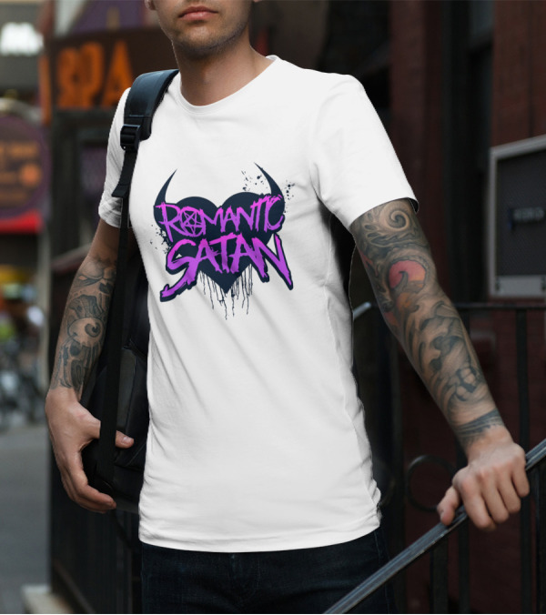 Romantic Satan Heart And Pentagram T-Shirt
