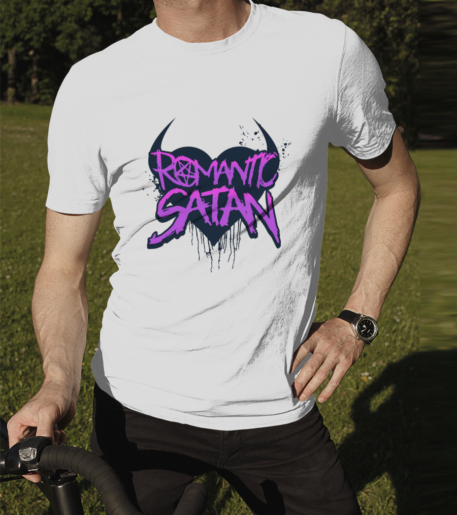 Romantic Satan Heart And Pentagram T-Shirt
