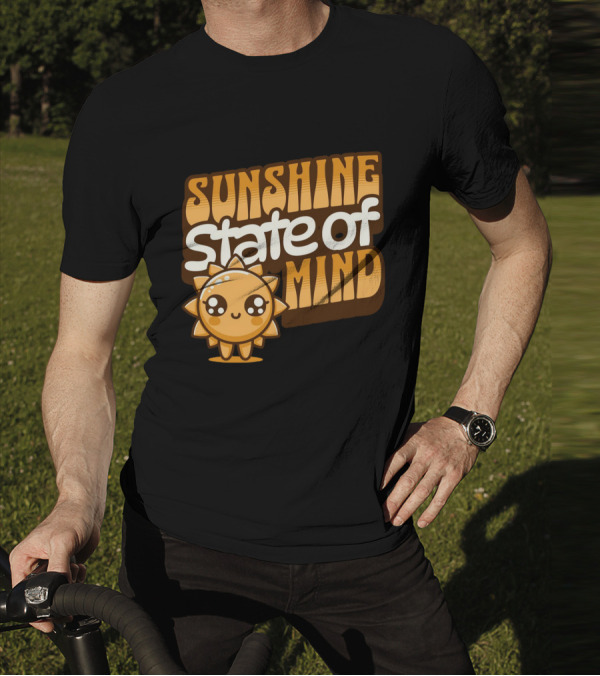 Sunshine State Of Mind Cute Sun Character T-Shirt