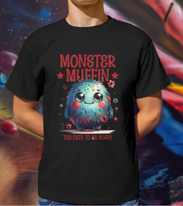 Monster Muffin Too Cute To Be Scary T-Shirt