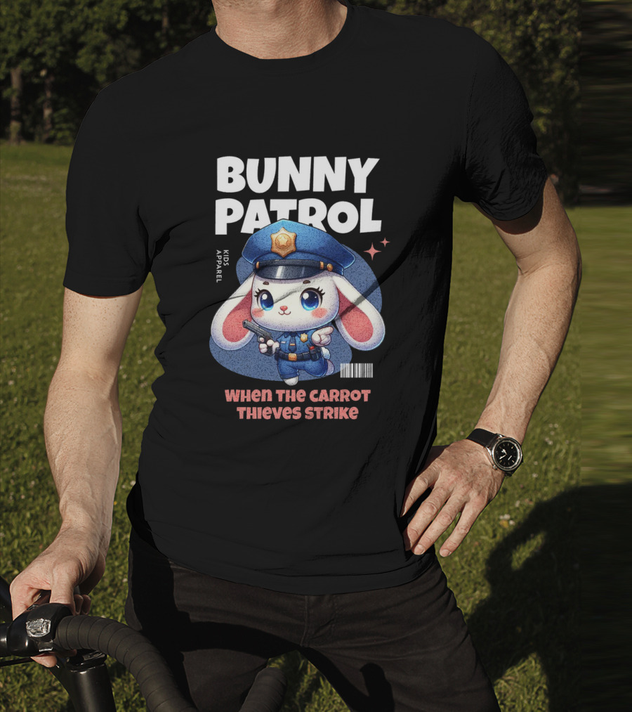 Bunny Patrol Kids Apparel When The Carrot Thieves Strike T-Shirt
