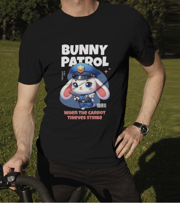 Bunny Patrol Kids Apparel When The Carrot Thieves Strike T-Shirt