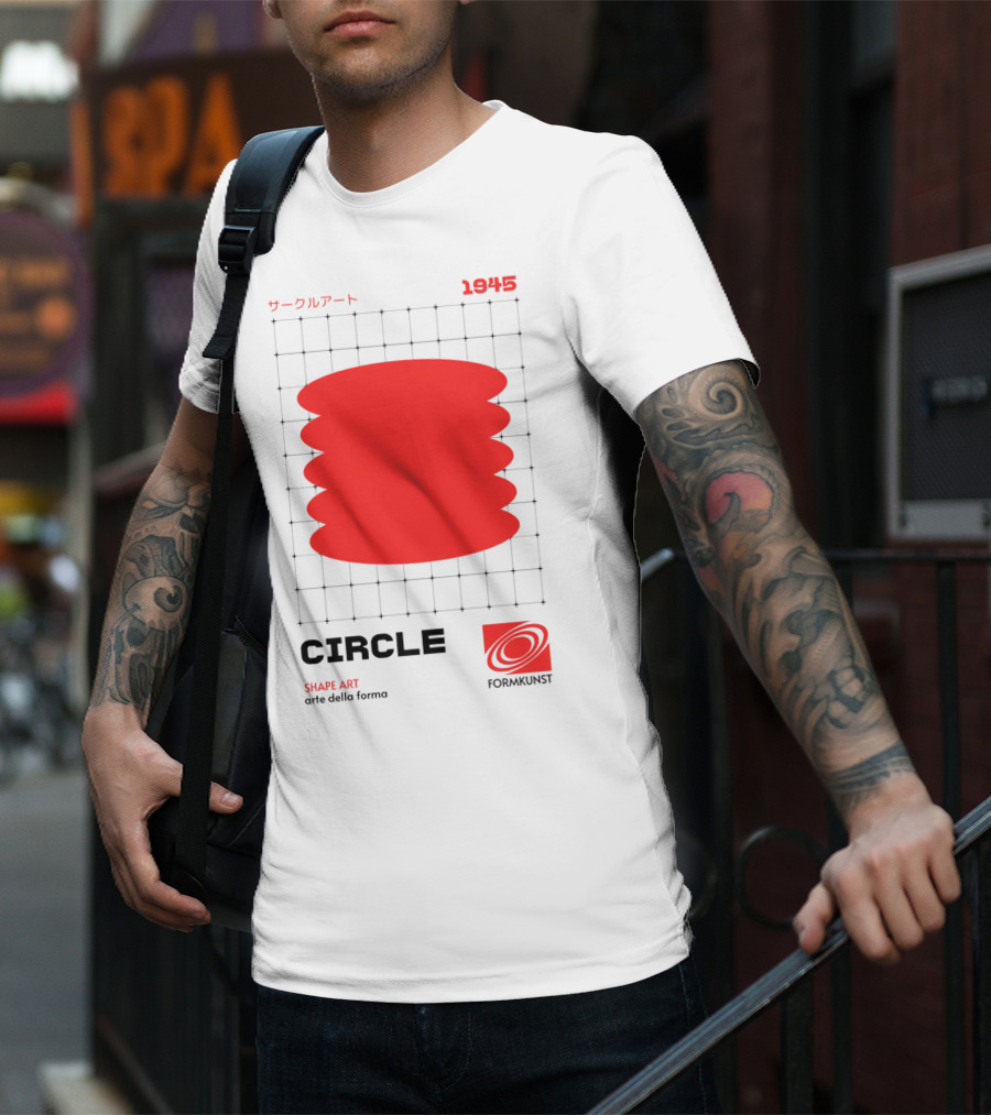 Circle Shape Art 1945 サークルアート Formkunst Arte Della Forma T-Shirt