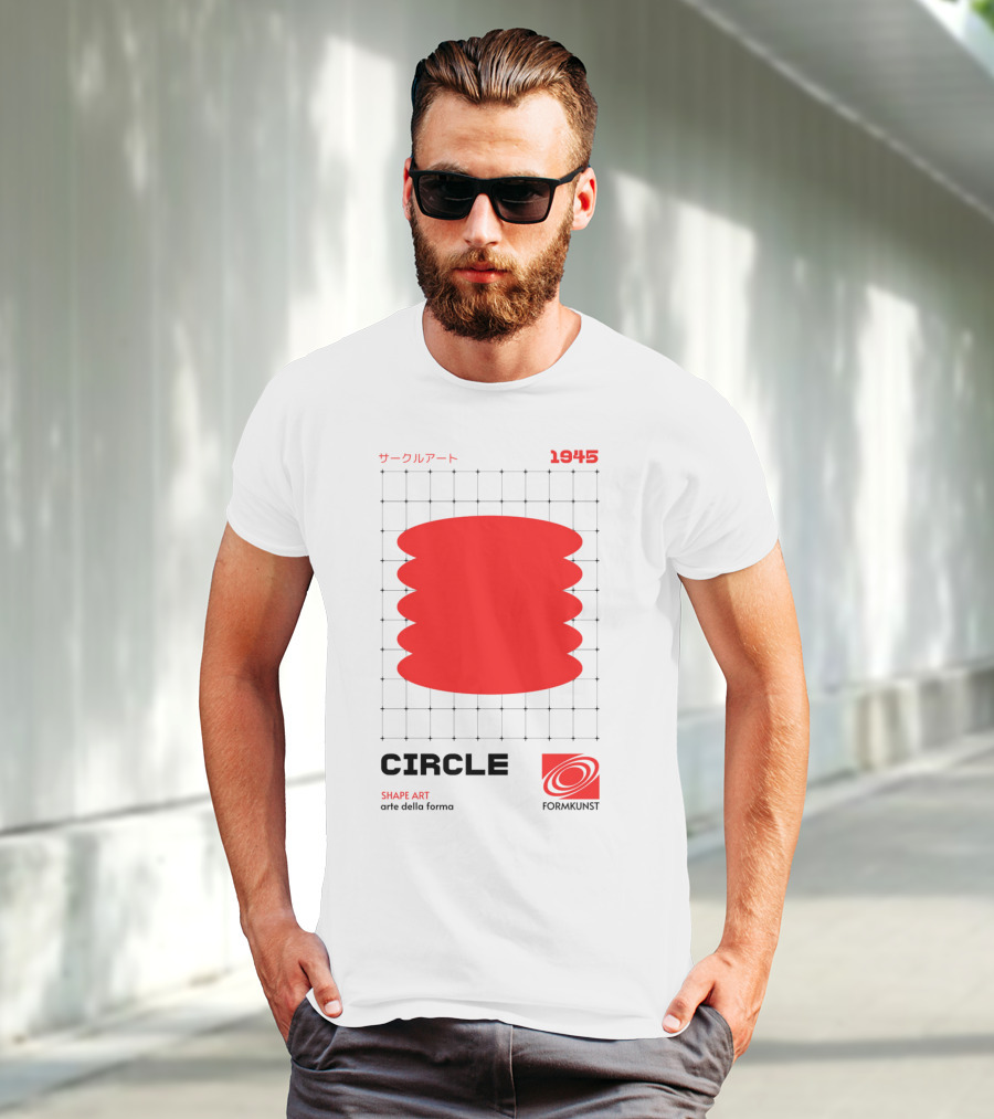 Circle Shape Art 1945 サークルアート Formkunst Arte Della Forma T-Shirt