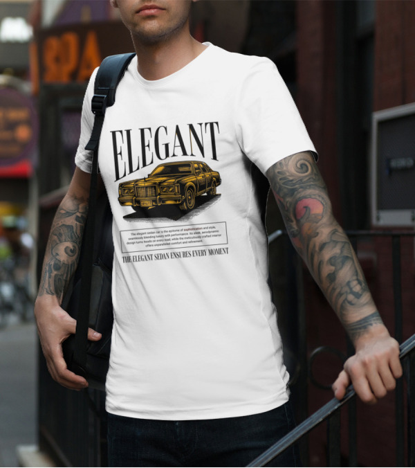 ELEGANT Sedan Sophistication Style Performance Comfort T-Shirt