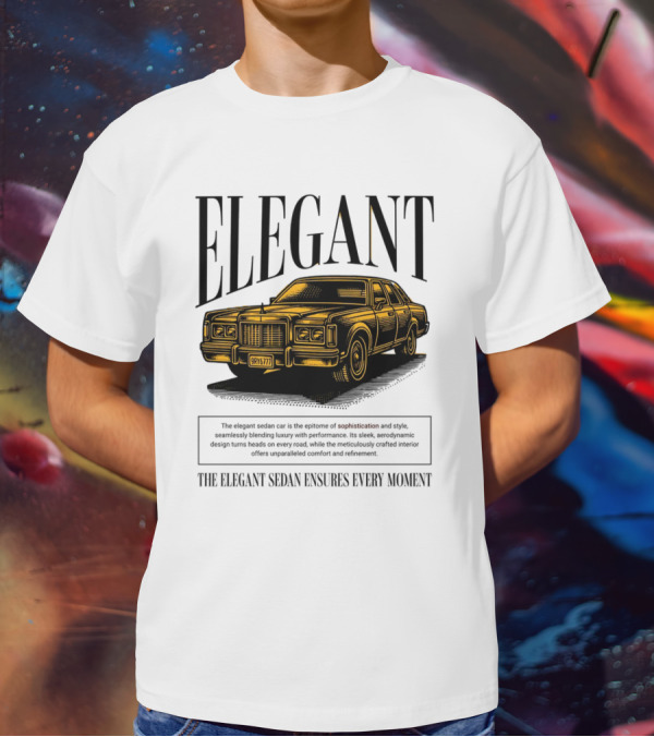 ELEGANT Sedan Sophistication Style Performance Comfort T-Shirt
