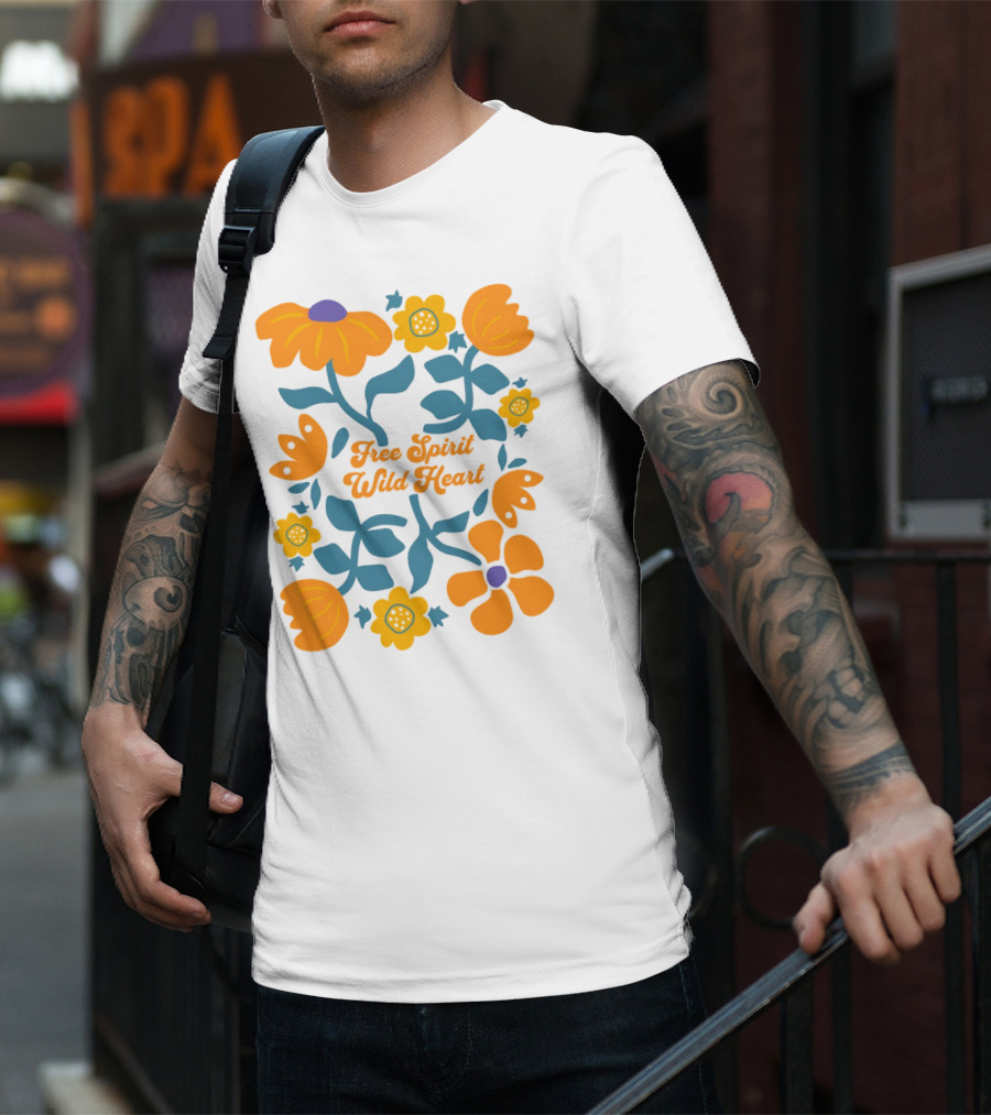 Free Spirit Wild Heart Floral T-Shirt