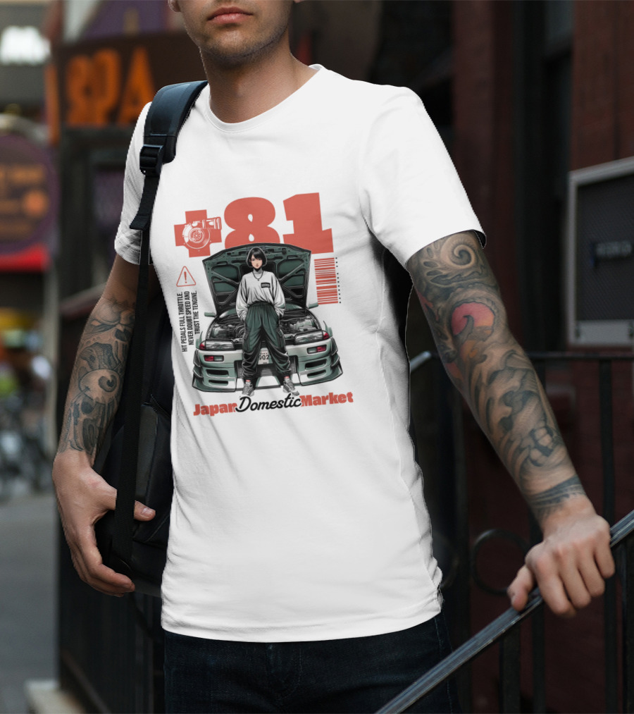 81 Japan Domestic Market Warning Import High Torque T-Shirt