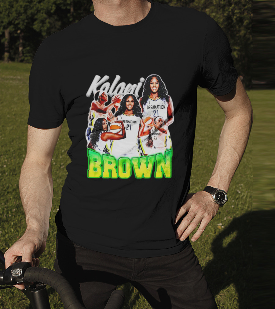 Kalani Brown Dreamathon 21 Basketball Legends T-Shirt