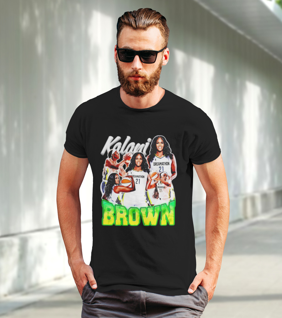 Kalani Brown Dreamathon 21 Basketball Legends T-Shirt