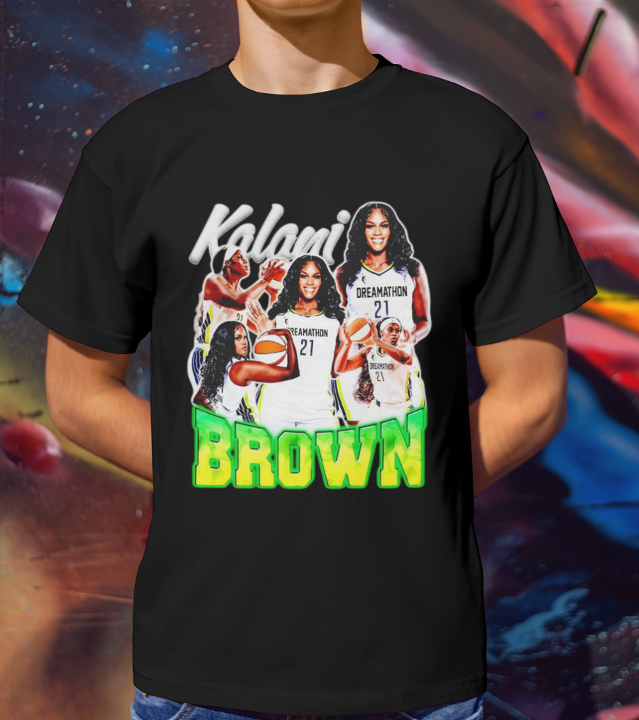 Kalani Brown Dreamathon 21 Basketball Legends T-Shirt