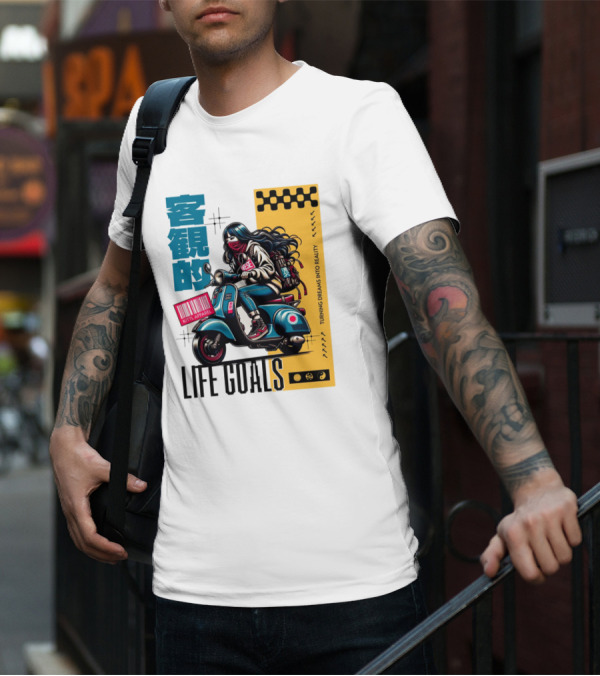 LIFE GOALS LITTLE APPAREL TURNING DREAMS INTO REALITY T-Shirt