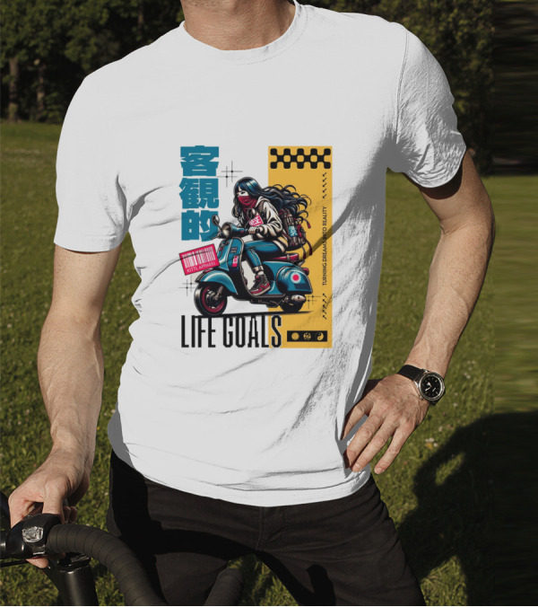 LIFE GOALS LITTLE APPAREL TURNING DREAMS INTO REALITY T-Shirt