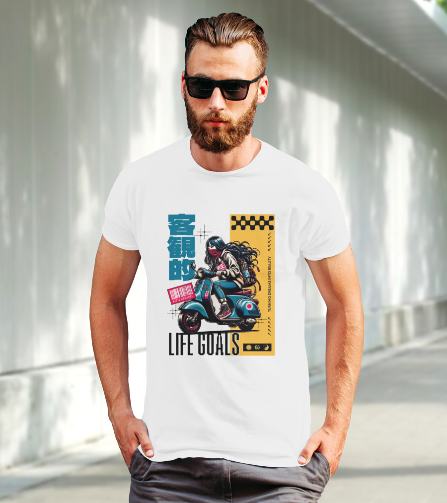 LIFE GOALS LITTLE APPAREL TURNING DREAMS INTO REALITY T-Shirt