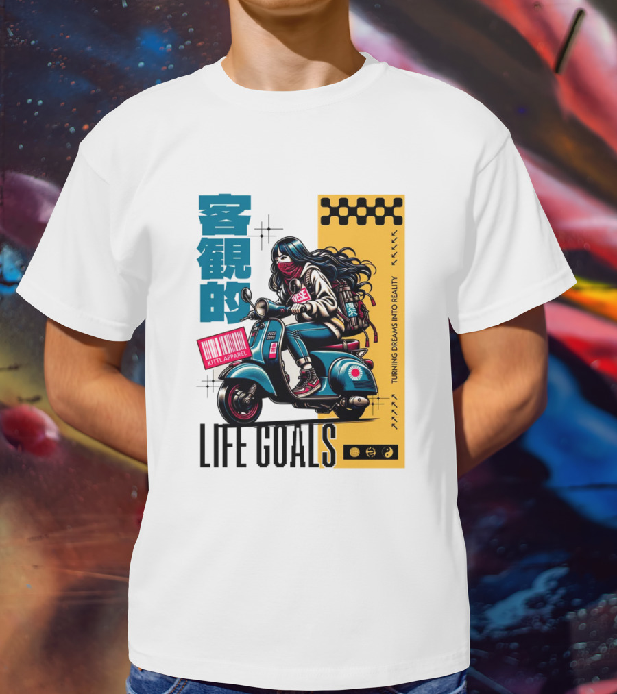 LIFE GOALS LITTLE APPAREL TURNING DREAMS INTO REALITY T-Shirt