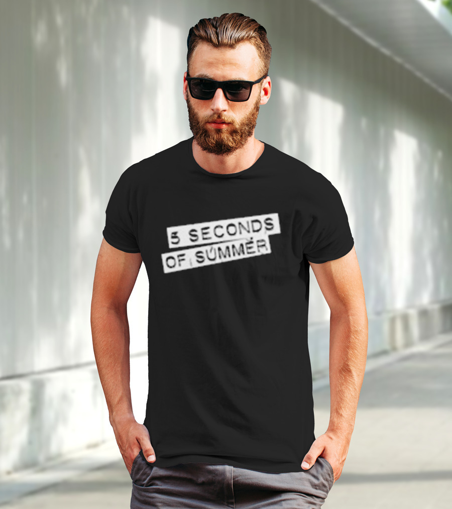 5 Seconds Of Summer 5SOS Self-Titled Album Cover T-Shirt